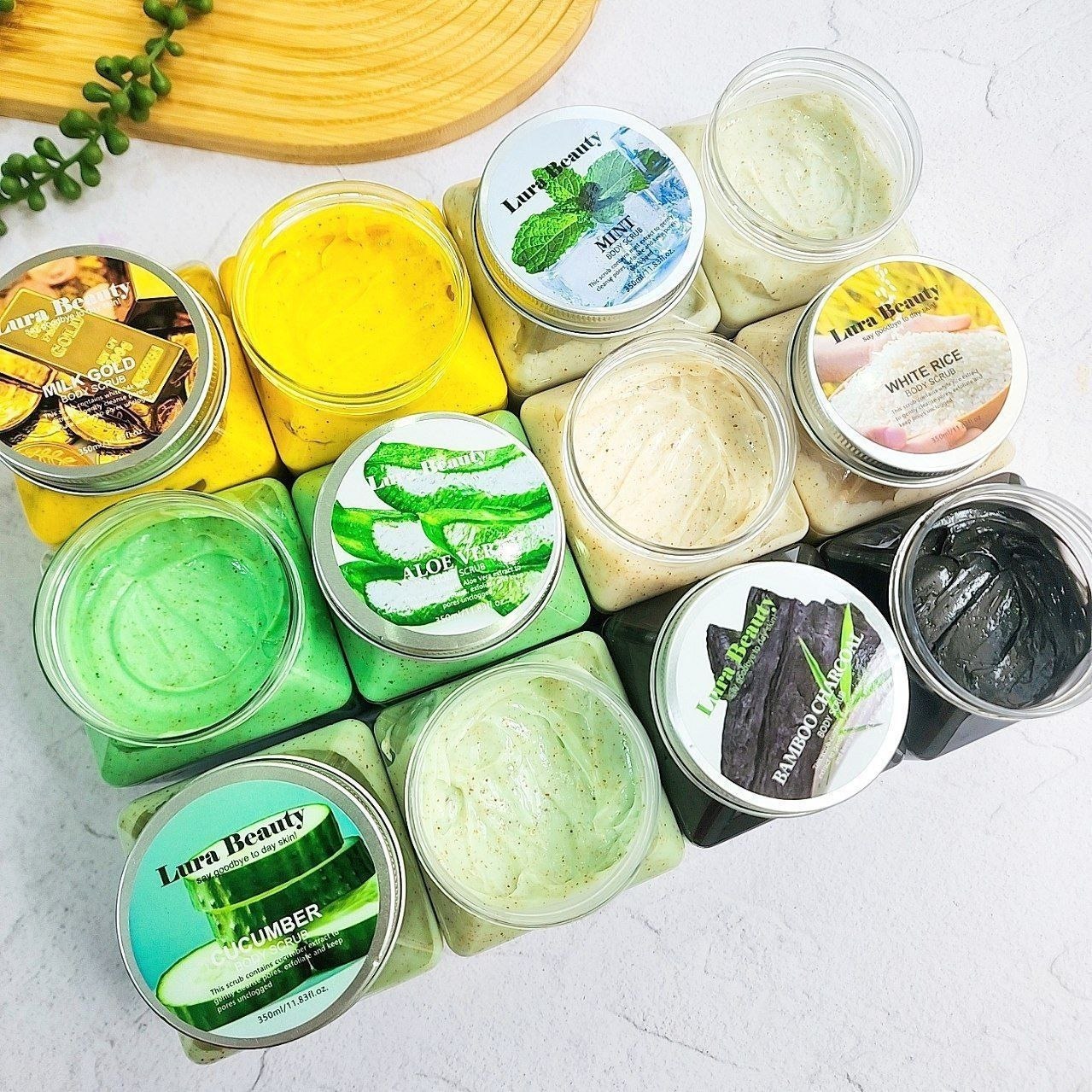 اسکراب شنی صورت و بدن LURA BEAUTY