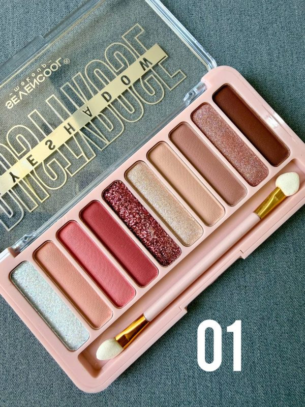 سایه چشم 10 رنگ Sevencool